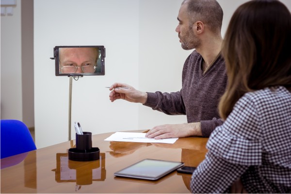Remote meeting with telepresence robot