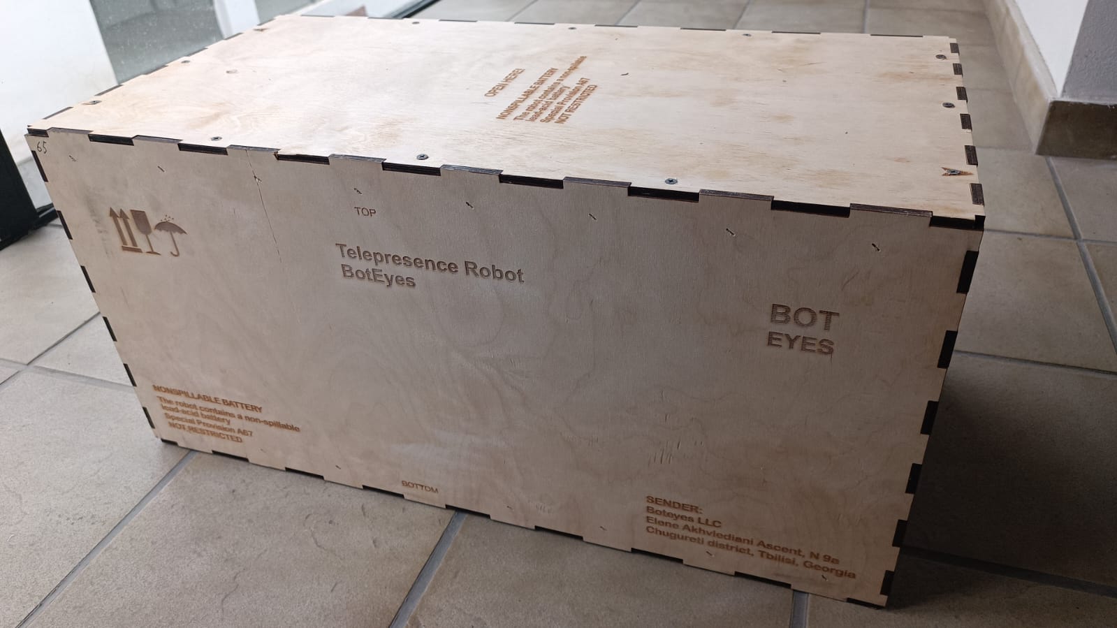 Telepresence robots post package
